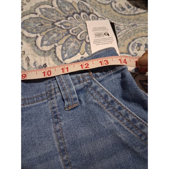 Madden NYC Women’s Size Small Skater Cargo Jeans 29" Inseam Wide Leg Grungecore - Picture 4 of 10